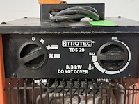 Elektroheater 3kw 230v trotec, tds 20, bouwjaar 2014 - afbeelding 2 van  6