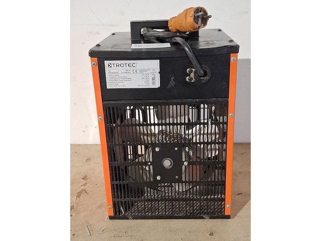 Elektroheater 3kw 230v trotec, tds 20, bouwjaar 2014 - afbeelding 4 van  6