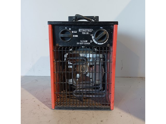 Elektroheater 3kw 230v trotec, tds 20, bouwjaar 2014 - afbeelding 2 van  6