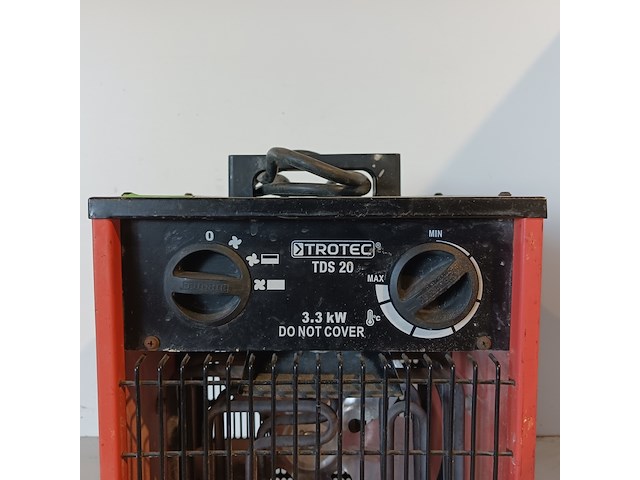 Elektroheater 3kw 230v trotec, tds 20, bouwjaar 2014 - afbeelding 3 van  6