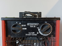 Elektroheater 3kw 230v trotec, tds 20, bouwjaar 2014 - afbeelding 3 van  6