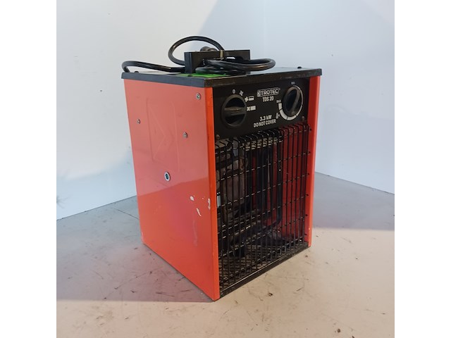 Elektroheater 3kw 230v trotec, tds 20, bouwjaar 2014 - afbeelding 1 van  6