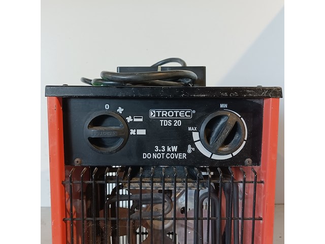Elektroheater 3kw 230v trotec, tds 20, bouwjaar 2014 - afbeelding 3 van  6