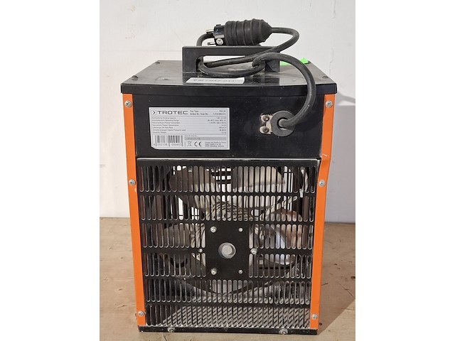 Elektroheater 3kw 230v trotec, tds 20, bouwjaar 2016 - afbeelding 4 van  6