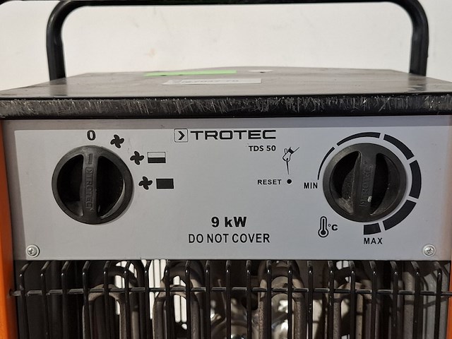 Elektroheater 9kw 400v trotec, tds 50, bouwjaar 2014 - afbeelding 2 van  6