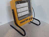 Elektroheater infrarood 3kw 230v (red rad) master, ts3a, bouwjaar 2018 - afbeelding 1 van  7