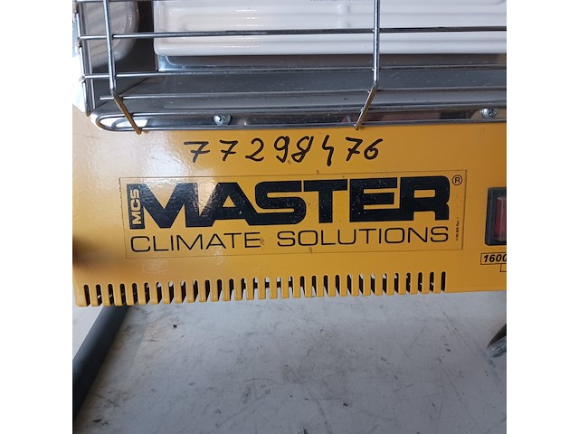 Elektroheater infrarood 3kw 230v (red rad) master, ts3a, bouwjaar 2018 - afbeelding 3 van  7