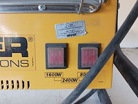 Elektroheater infrarood 3kw 230v (red rad) master, ts3a, bouwjaar 2018 - afbeelding 4 van  7