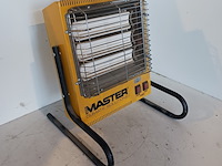 Elektroheater infrarood 3kw 230v (red rad) master, ts3a, bouwjaar 2018 - afbeelding 1 van  7