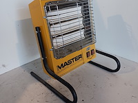 Elektroheater infrarood 3kw 230v (red rad) master, ts3a, bouwjaar 2018 - afbeelding 1 van  7
