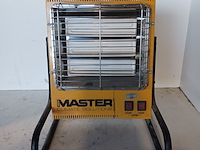 Elektroheater infrarood 3kw 230v (red rad) master, ts3a, bouwjaar 2018 - afbeelding 2 van  7