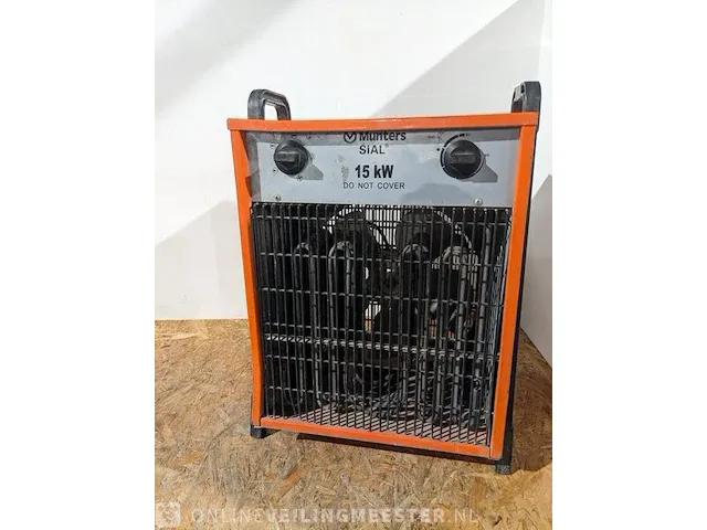 Elektroheater sial / munters, rp 150 t, bouwjaar 2009 - afbeelding 1 van  6