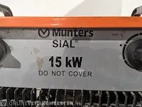 Elektroheater sial / munters, rp 150 t, bouwjaar 2009 - afbeelding 2 van  6