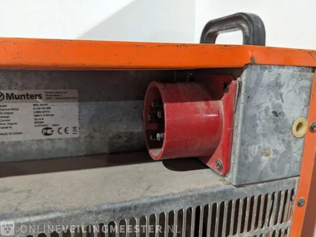 Elektroheater sial / munters, rp 150 t, bouwjaar 2009 - afbeelding 6 van  6