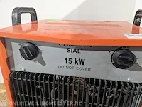 Elektroheater sial / munters, rp 150 t, bouwjaar 2009 - afbeelding 2 van  6