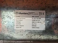 Elektroheater sial / munters, rp 150 t, bouwjaar 2009 - afbeelding 5 van  6