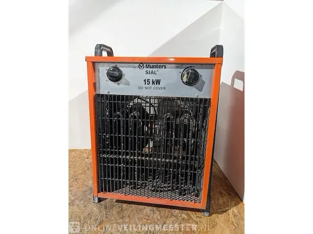 Elektroheater sial / munters, rpl 15 ft, bouwjaar 2010 - afbeelding 1 van  6