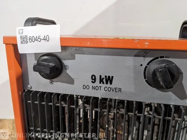 Elektroheater sial / munters, rpl 9 ft, bouwjaar 2012 - afbeelding 2 van  7