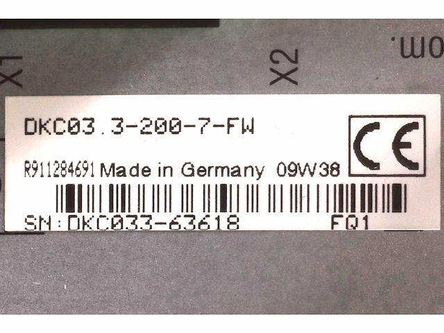 Elektronica - rexroth - dkc03.3-200-7-fw - afbeelding 10 van  10