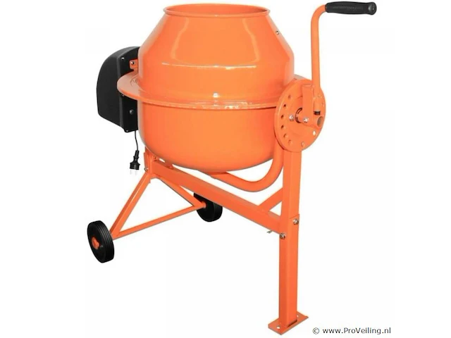 Elektronische betonmolen 140 liter - afbeelding 1 van  3