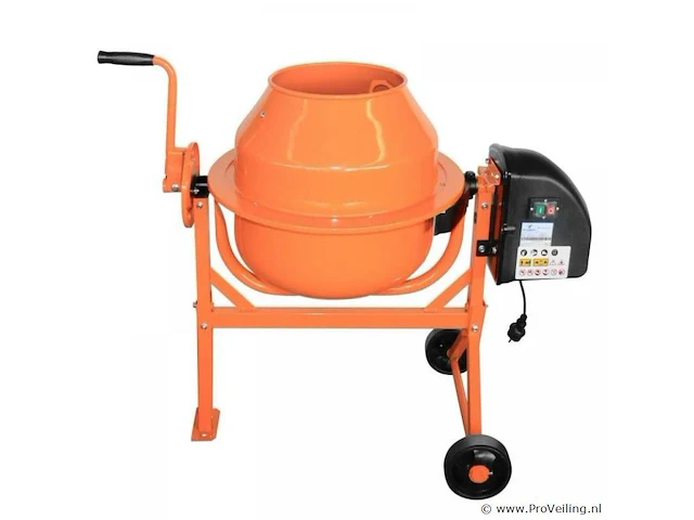 Elektronische betonmolen 140 liter - afbeelding 2 van  3