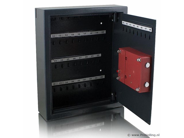 Elektronische sleutelkluis geschikt voor 48 sleutels - grijs - incl. reservesleutel - afbeelding 2 van  5