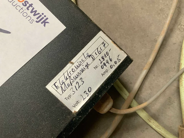 Elektrouincle 3123 digitale machine meter - afbeelding 3 van  4
