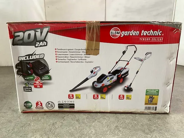 Elem garden technic - accu tuingereedschapset 3-delig - afbeelding 4 van  7