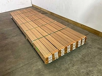 Elephant - vlonderplank hardhout semi-ribbel 365x14.5x2.1 cm (42x) - afbeelding 2 van  7
