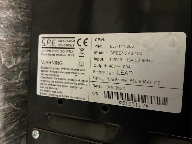 Elettronica industriale - 48v 100a - acculaders - 2023 - afbeelding 3 van  3