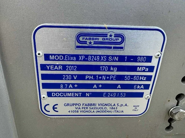 Elexia - xp - verpakkingsmachine - afbeelding 6 van  6