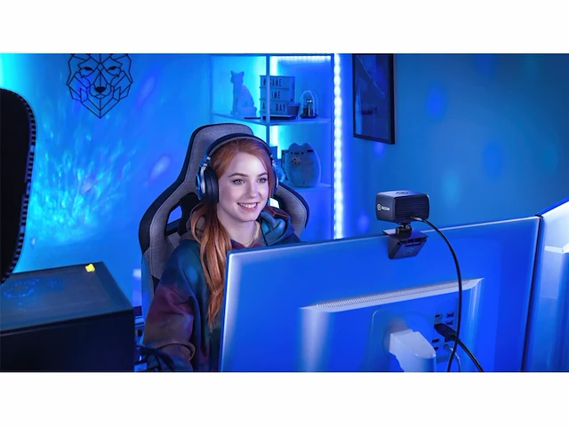 Elgato facecam streaming webcam full hd zwart - afbeelding 3 van  4