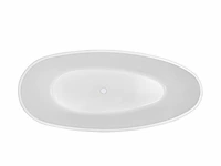 Elips halfvrijstaand ligbad 180x90cm glans wit - afbeelding 1 van  4
