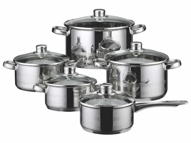 Elo basic - skyline2 - pannenset 10-delig rvs - afbeelding 1 van  3