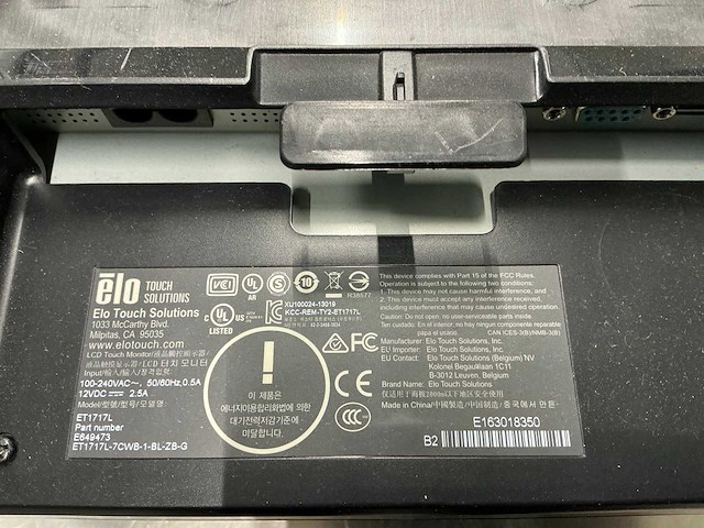 Elo touch solutions - e649473 - monitor (11x) - afbeelding 4 van  4