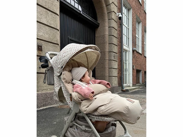 Elodie voetenzak buggy/ kinderwagen pure khaki - afbeelding 2 van  4