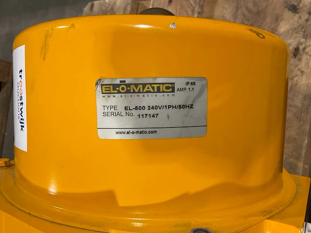 Elomatic el-500 elektrische vlinderklep - afbeelding 2 van  2