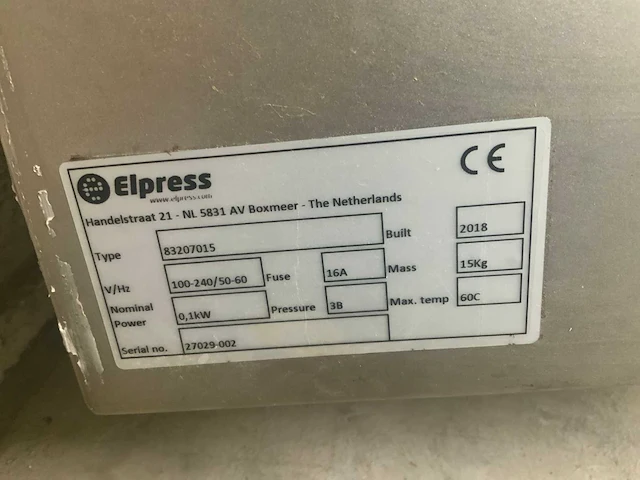 Elpress 83207015 rvs wasbak - afbeelding 4 van  4