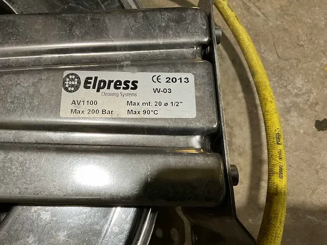 Elpress ac1100 rvs waterslanghaspel - afbeelding 5 van  5