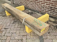 Els met slaaptekening - 2018 gezaagd 200 x 245 x 2400 mm - schaaldeel (4x) - afbeelding 1 van  6