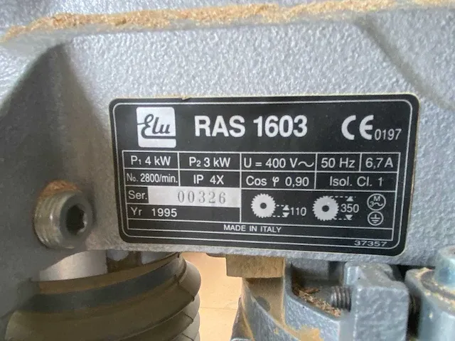 Elu - ras 1603 - werkbank met ingebouwde radiaalzaag en schuurmachine - afbeelding 9 van  13