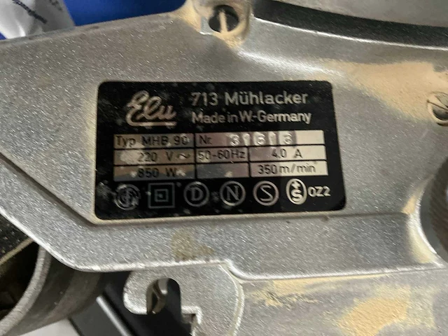 Elu mhb90 bandschuurmachine - afbeelding 5 van  5