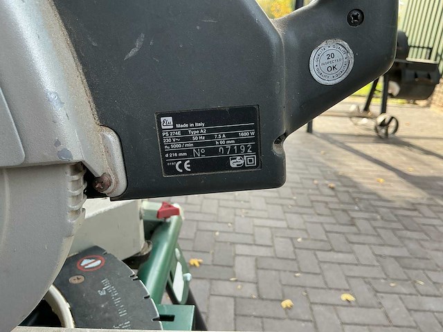 Elu ps274e-a2 afkortzaag - afbeelding 5 van  7