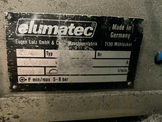 Elumatec cirkelzaagmachine mgs 72/30 - afbeelding 3 van  11