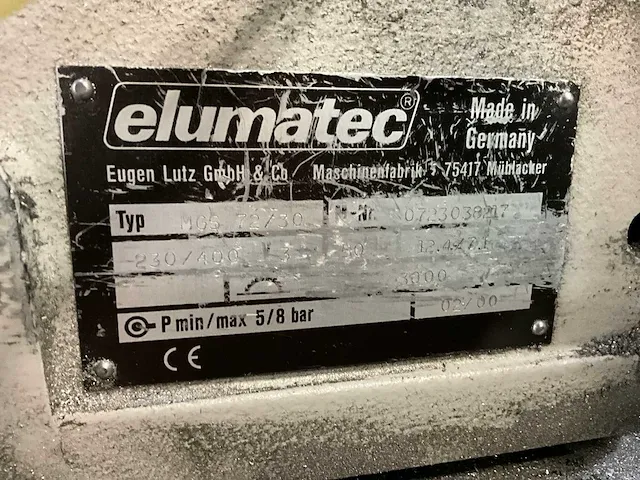 Elumatec cirkelzaagmachine mgs 72/30 - afbeelding 3 van  11