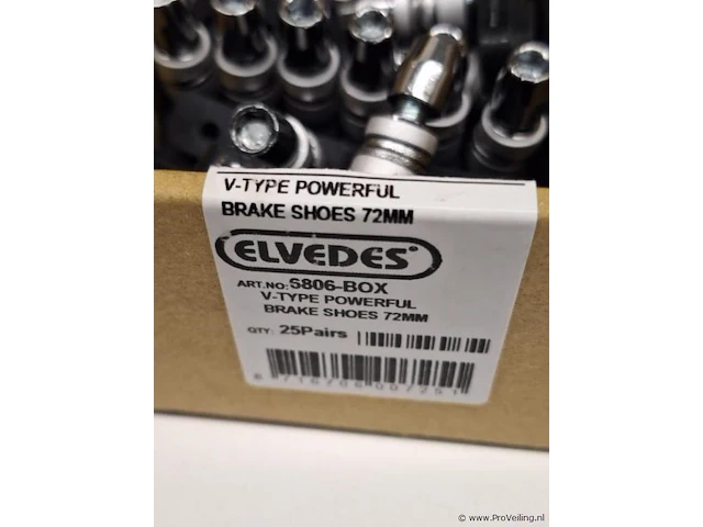 Elvedes s806-box v-type remschoenen set - afbeelding 2 van  2