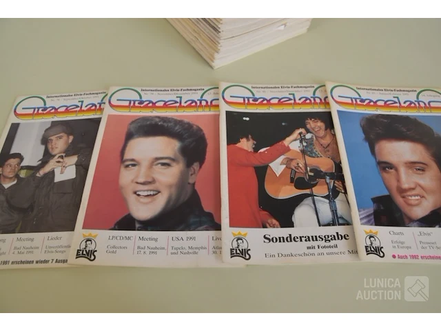 Elvis magazine "graceland" - afbeelding 1 van  7