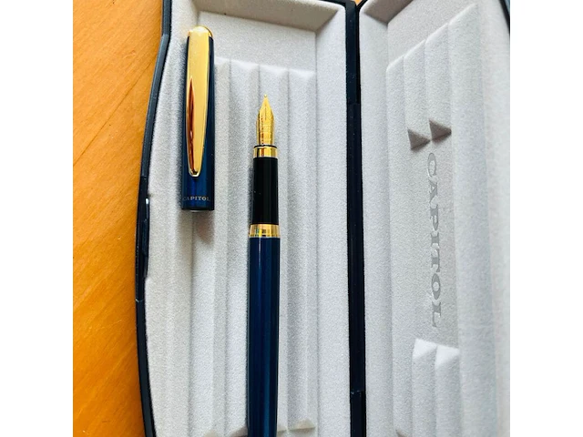 Elysee capitol 24kt gp vulpen - made in phorzheim - afbeelding 3 van  5