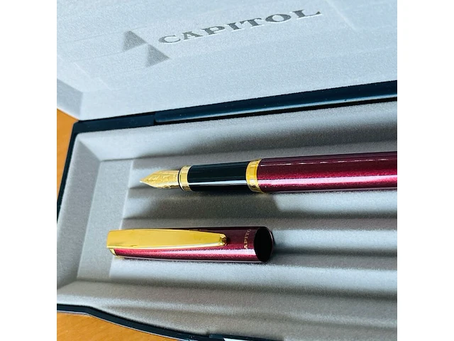 Elysee capitol 24kt gp vulpen - made in phorzheim - afbeelding 2 van  6