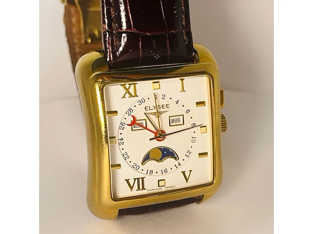 Elysee pointer date moonphase herenhorloge - afbeelding 1 van  9